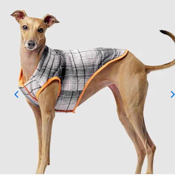 Canada Pooch Reversible Dog Vest, Orange/Grey, Size 18 - Picture 3 of 4